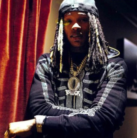 Rhinestone Full Zip Hoodie Skeleton Goth Sweatshirt Pull Long Sleeve Black Hoodies Y2k Fashion Men's Women's Sport Jacket