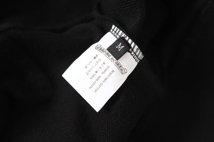 Chrome Hearts Rhinestone Cross Hoodie - Black Gothic Streetwear Sweatshirt 2633