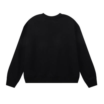 Purple Men's Long-Sleeve T-shirt Sweatshirt 1132