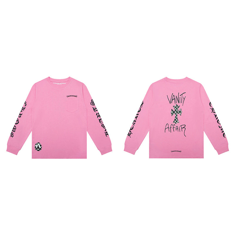 Chrome Hearts Men's Long-Sleeve T-shirt Sweatshirt K8002