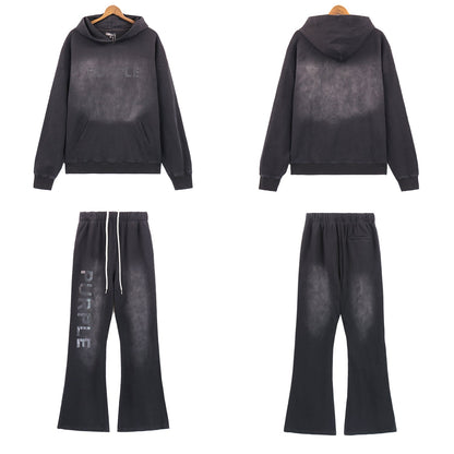 Purple New Hoodie suit 5965